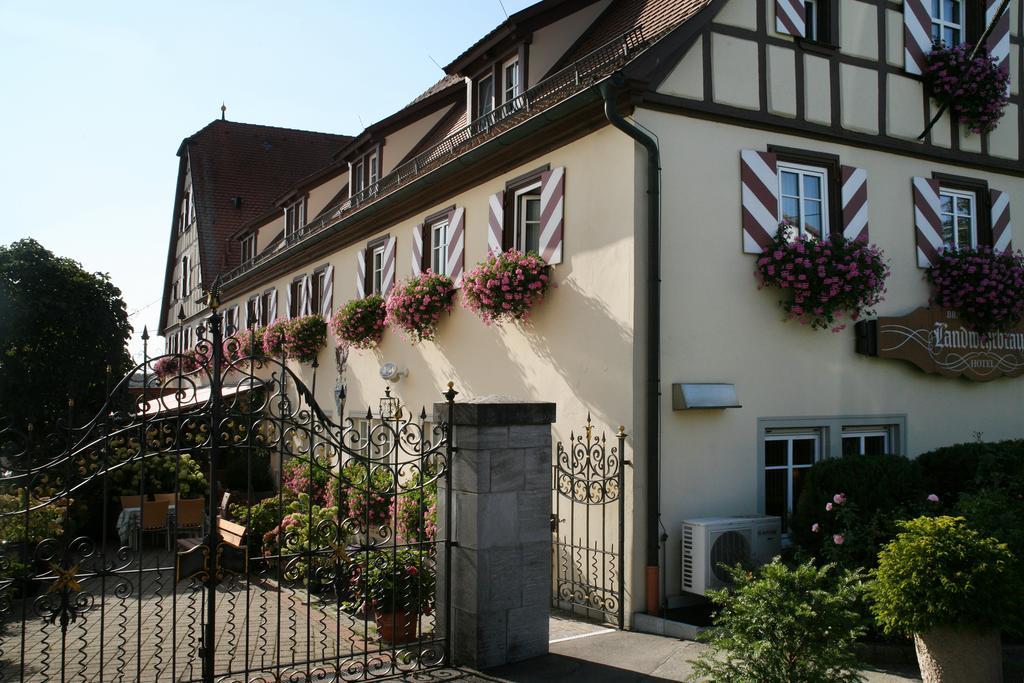 Hotel Brauereigasthof Landwehr-Braeu Reichelshofen Exterior photo